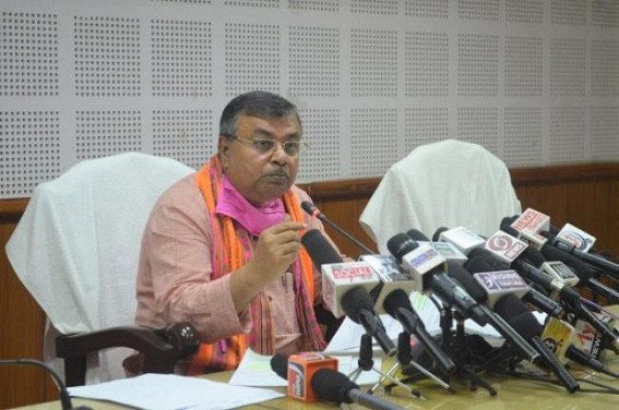 ‘Extreme Financial Crisis in Tripura……..’ Says Minister Ratanlal Nath ‘Extreme Financial Crisis in Tripura……..’ Says Minister Ratanlal Nath